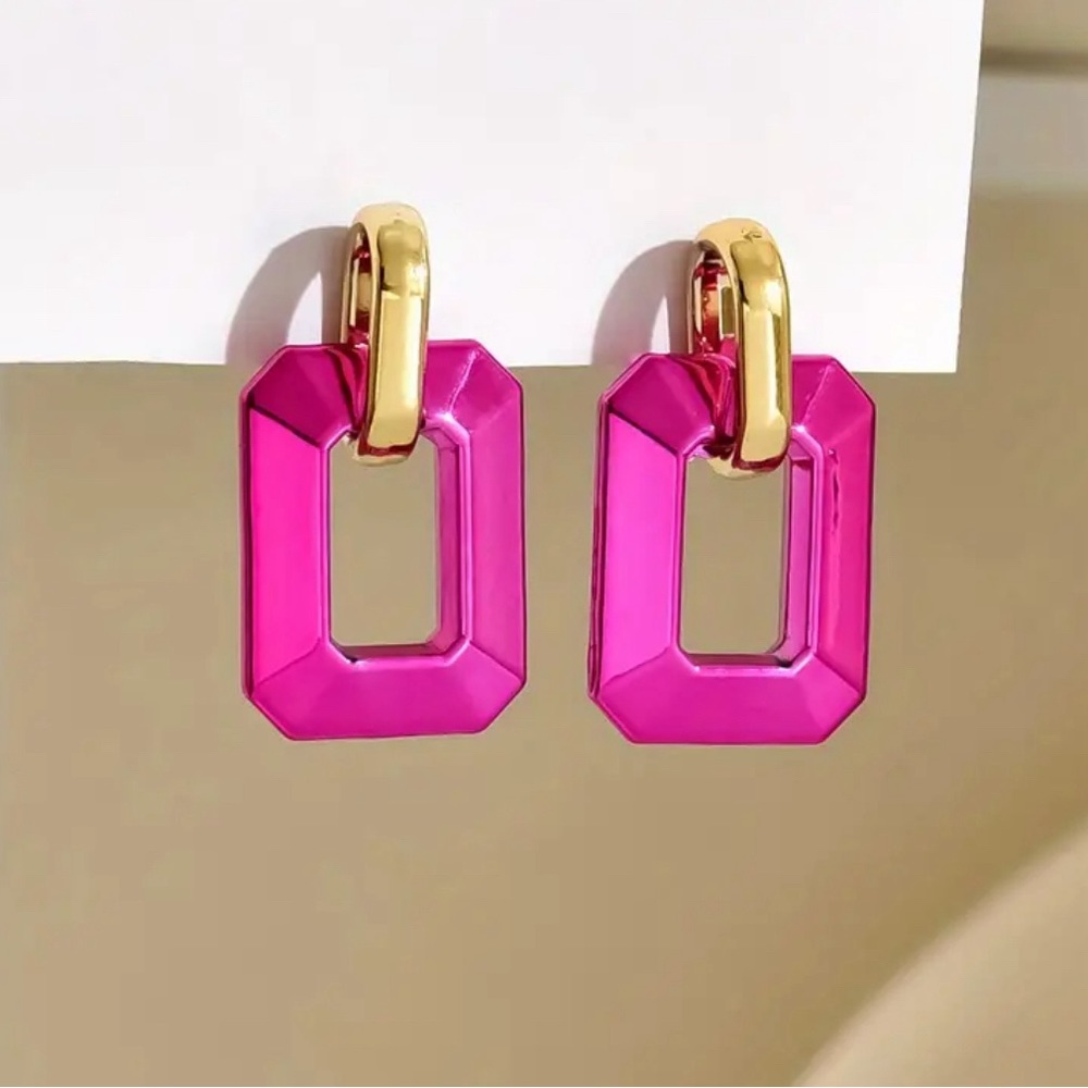 Hot Pink Earrings